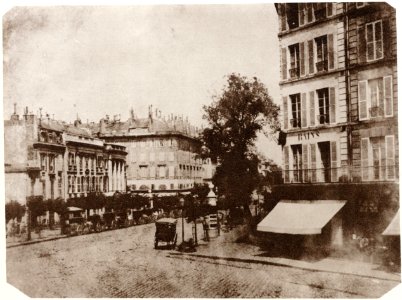Talbot, William Henry Fox - Blick auf die Boulevards von Paris (Zeno Fotografie)