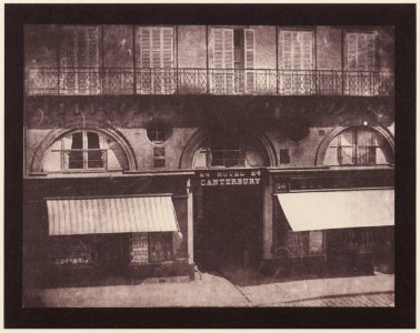 Talbot, William Henry Fox - Hôtel Canterbury (Zeno Fotografie)