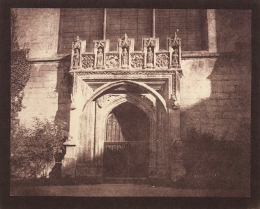 Talbot, William Henry Fox - Oxford, Portal der Christkirche (Zeno Fotografie)