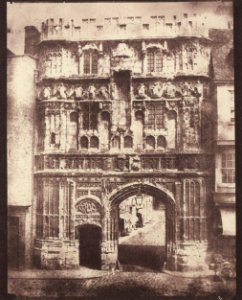 Talbot, William Henry Fox - Tor in die Christkirche (Zeno Fotografie)