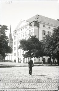 Tallinn. Laenupanga hoone (vaade Suur-Karja tänava poolt), AM N05937