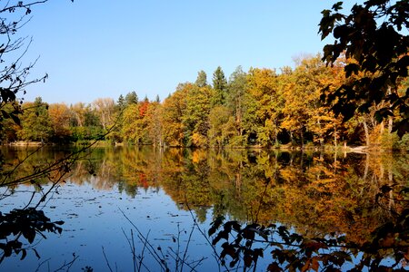 Autumn autumn mood lake photo