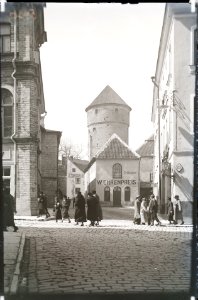 Tallinn, Müürivahe vaade Müürivahe tänavalt Kuninga tänavale, AM N05930