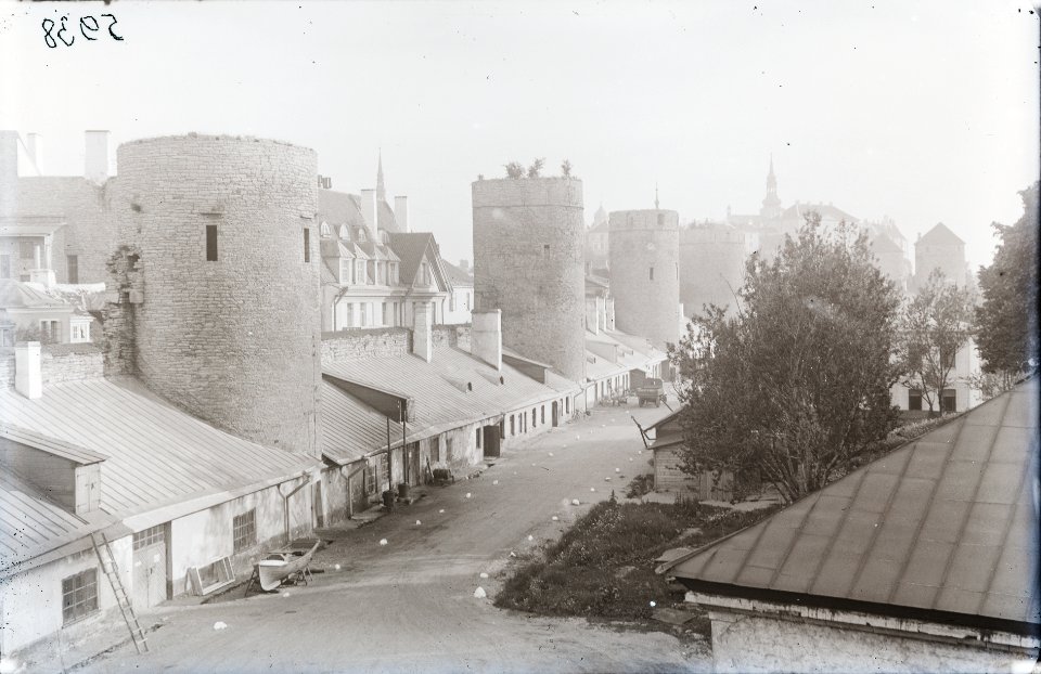 Tallinn. Tallinna linnamüüri tornid Näituste väljaku, AM N05938