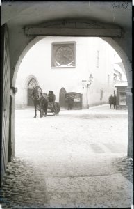 Tallinn, vaade Börsi käigust pikale tänavale, AM N05984