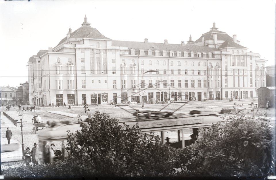 Tallinn, teater Estonia - vaade turuplatsile, AM N05926
