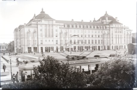 Tallinn, teater Estonia - vaade turuplatsile, AM N05926