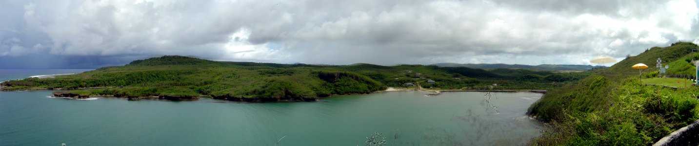 Talofofo Bay mosaic, Guam coastline (line383815038)