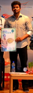 Tamil Film actor Vijay Celebrating World Environment Day at the U.S. Consulate Chennai 14 (cropped)