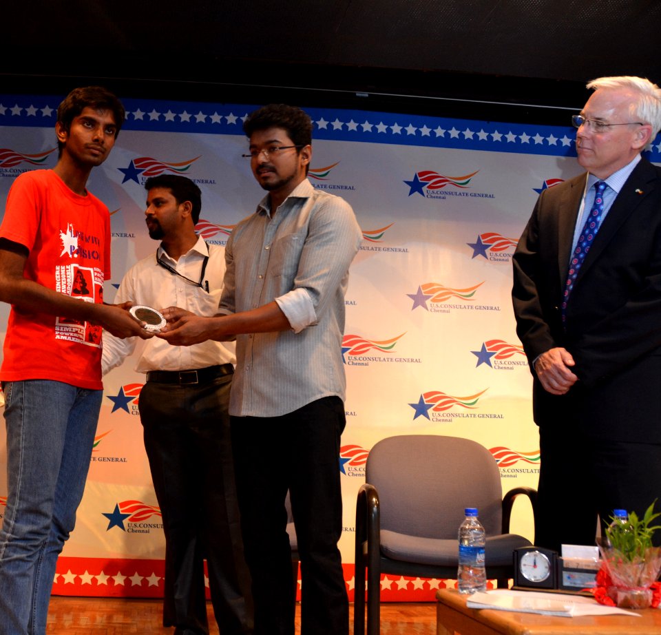 Tamil Film actor Vijay Celebrating World Environment Day at the U.S. Consulate Chennai 10