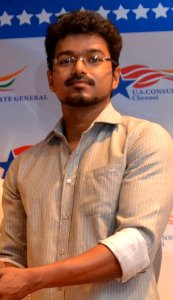 Tamil Film actor Vijay Celebrating World Environment Day at the U.S. Consulate Chennai 11 (cropped)