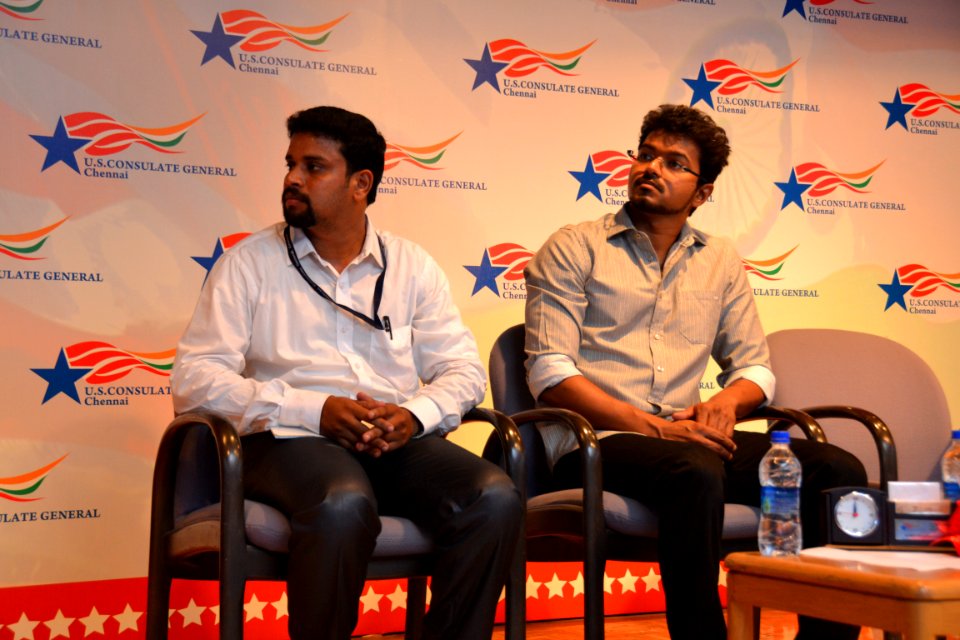 Tamil Film actor Vijay Celebrating World Environment Day at the U.S. Consulate Chennai 4