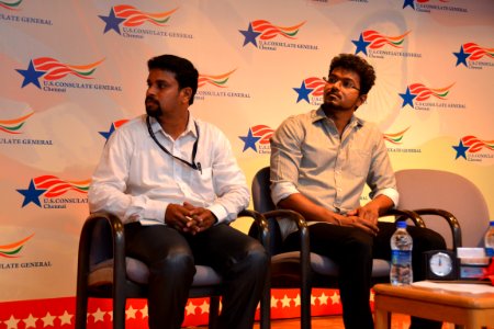 Tamil Film actor Vijay Celebrating World Environment Day at the U.S. Consulate Chennai 4