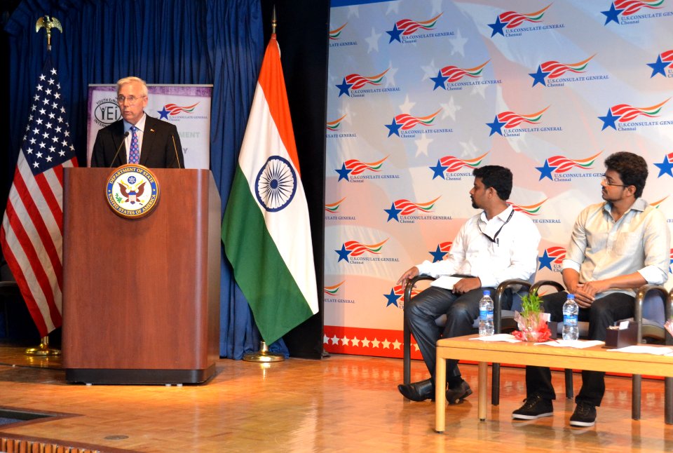 Tamil Film actor Vijay Celebrating World Environment Day at the U.S. Consulate Chennai 5 photo
