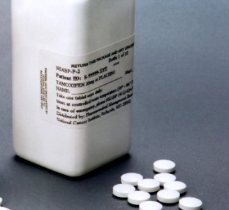 Tamoxifen cancer drug photo