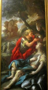Tancrède baptisant Clorinde