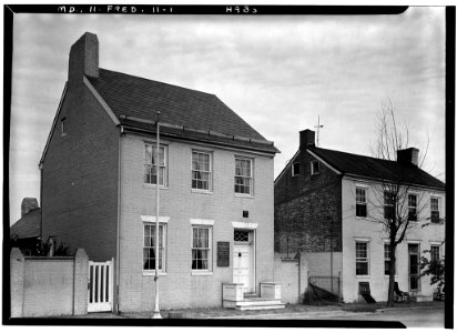 Taney (Roger Brook) House, 121 South Bentz Street, Frederick 081640pv