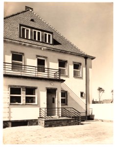 Tangermünde Direktorenwohnhaus Zuckerraffinerie Fr. Meyers Sohn Seitenansicht