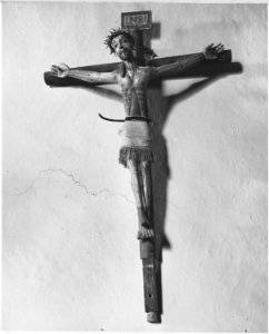 Taos County, New Mexico. Christo at Arroyo Seco church - NARA - 521928