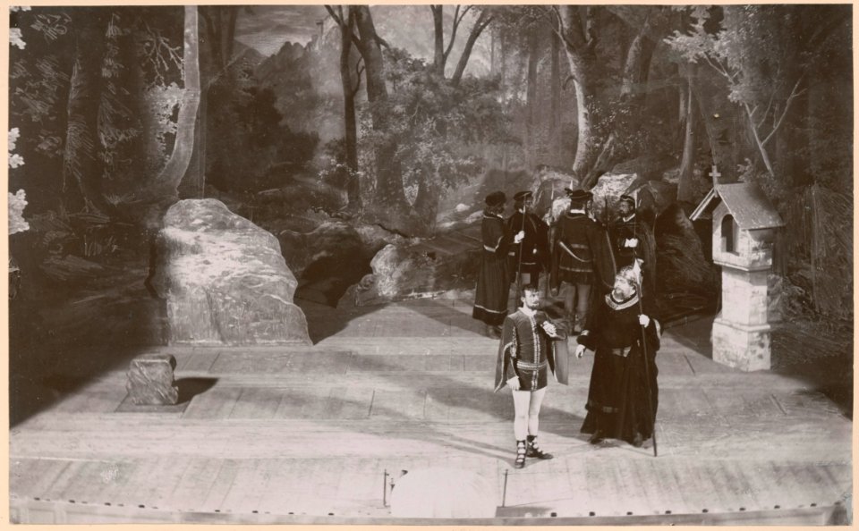 Tannhäuser, Kungliga Operan 1894. Föreställningsbild - SMV - H9 144