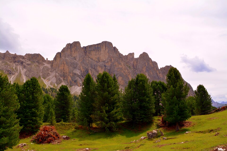 Rock clouds sky