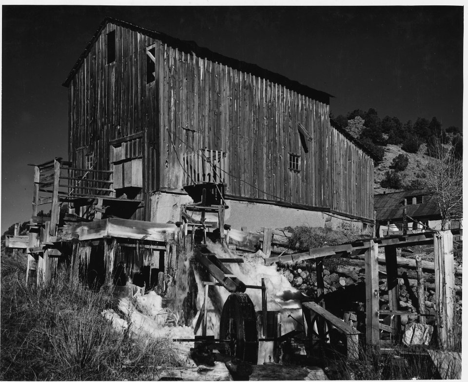 Taos County, New Mexico. This flour mill at Can-Oncito is about 80 years old. - NARA - 521859