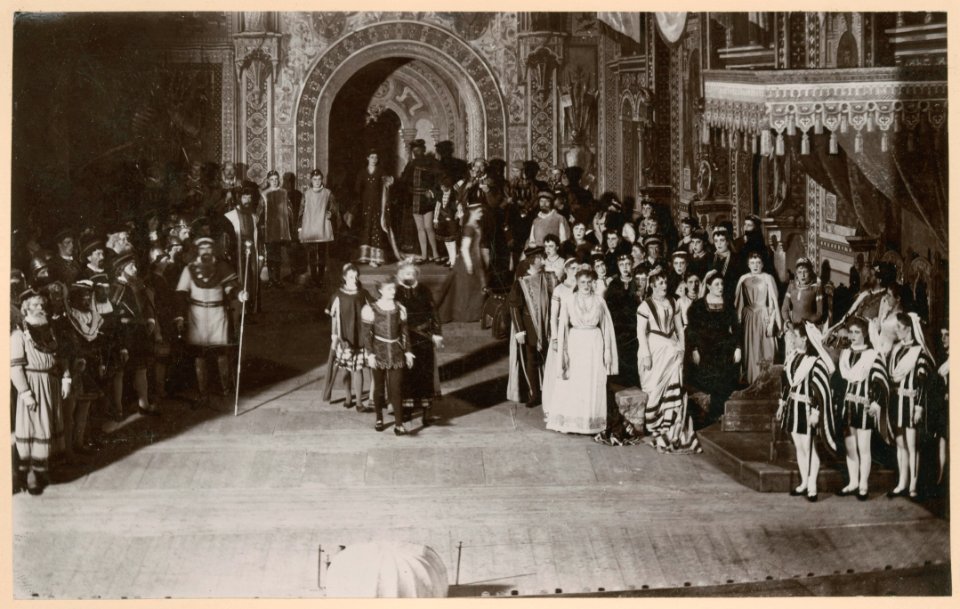 Tannhäuser, Kungliga Operan 1894. Föreställningsbild - SMV - H9 143