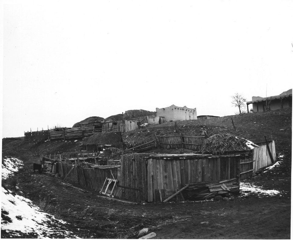 Taos County, New Mexico. Corrals at Llano Quemado - NARA - 521908