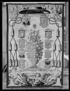 Tapet föreställande Nicolaus Albertus d'Olexow Gniewosz' stamträd - Skoklosters slott - 51622