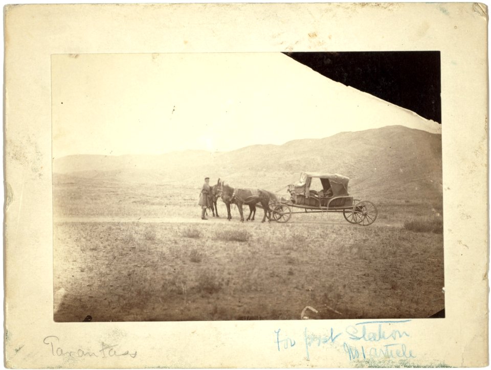 Tarantas - a large four wheel carriage without seats used for travel in Siberia during the summer LCCN99615509