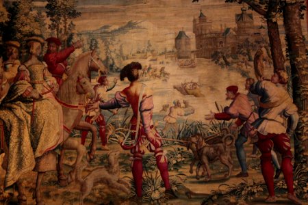Tapisserie des Gobelins - Chasse au cerf 2