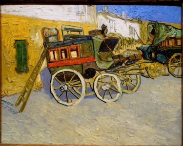 Tarascon Stagecoach by Vincent Van Gogh, Dutch, 1888, oil on canvas - Princeton University Art Museum - DSC06991 photo