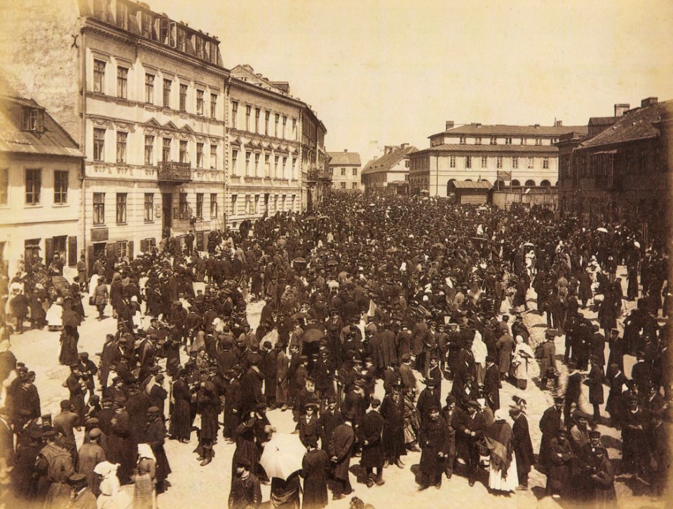 Targ na Sewerynowie 1894 Konrad Brandel