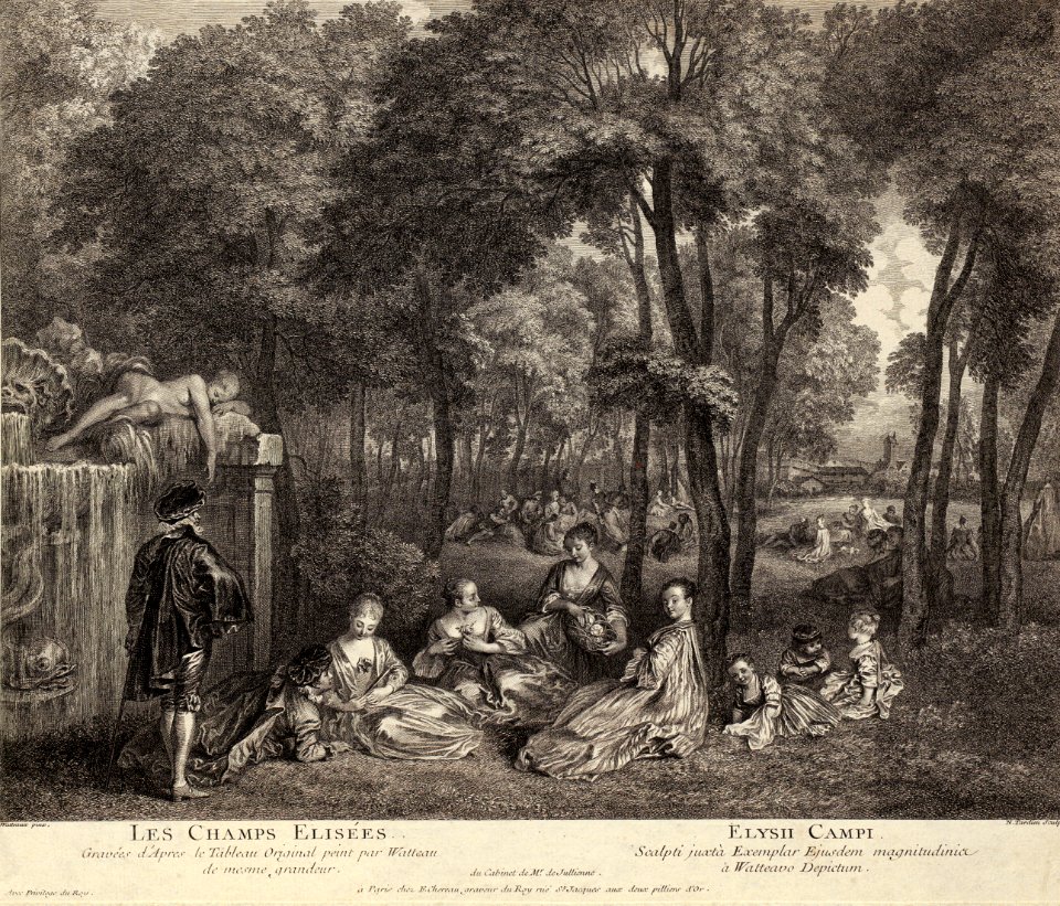 Tardieu Nicolas Henri - Les Champs Elysées