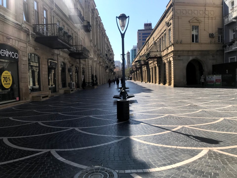 Targovaya Street during quarantine