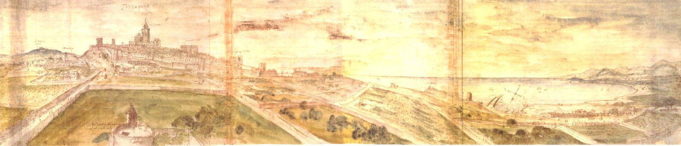 Tarragona, 1563, Anton van den Wyngaerde