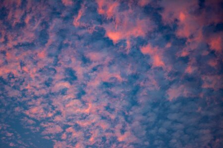 Blue clouds sky nature