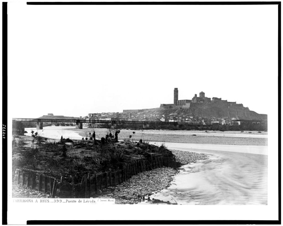 Tarragona a Reus. Puente de Lérida - J. Laurent. Madrid. LCCN94512267
