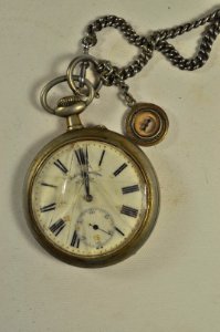 Taschenuhr mit Kompass von Josef Lenk, item 2 photo