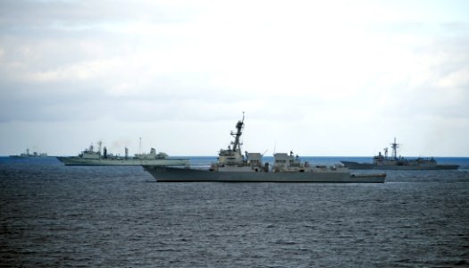 Task Group Exercise with Canadian Navy 131008-N-ZF681-042