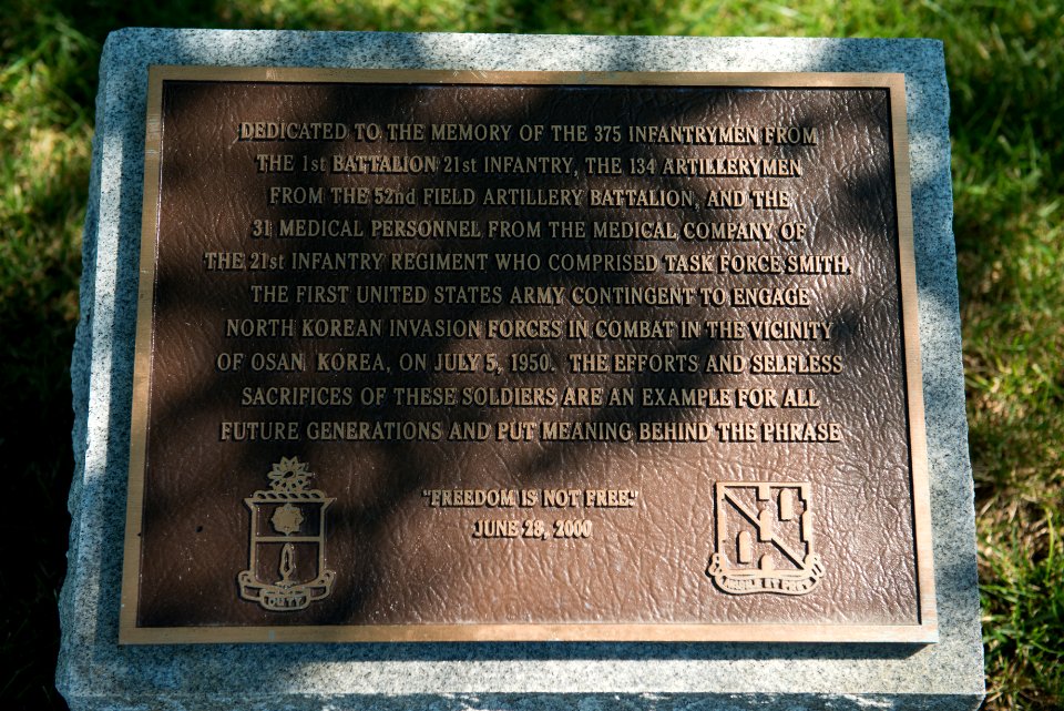 Task Force Smith Memorial in Arlington National Cemetery. (27706865940)