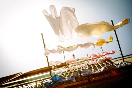 Clothing laundry sunny
