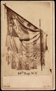Tattered Union flag of the 44th New York Infantry Regiment) - Brady, New York LCCN2017660635