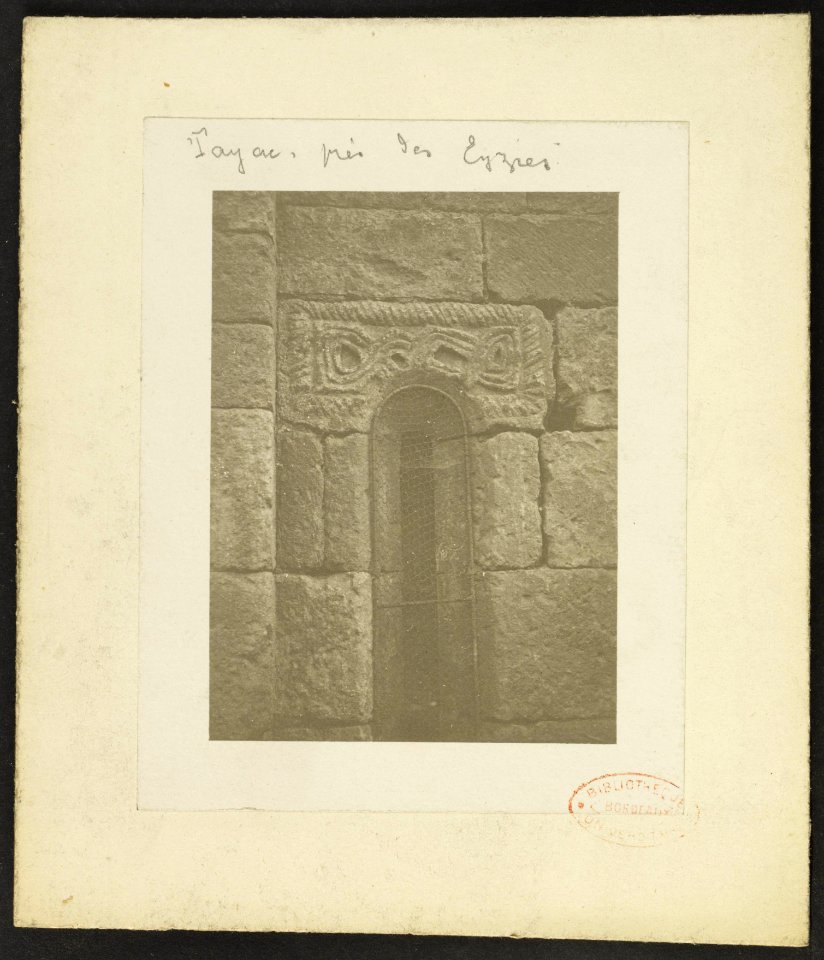 Tayac près des Eyzies - J-A Brutails - Université Bordeaux Montaigne - 1828