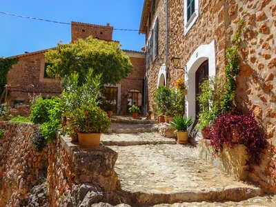 Old romantic natural stone