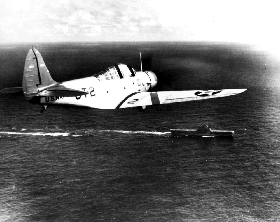 TBD-1 6T2 over USS Enterprise