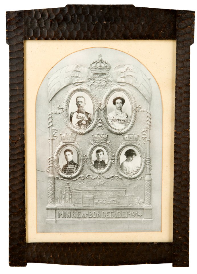 Tavla, minne av bondetåget 1914 - Livrustkammaren - 25331