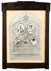 Tavla, minne av bondetåget 1914 - Livrustkammaren - 25331