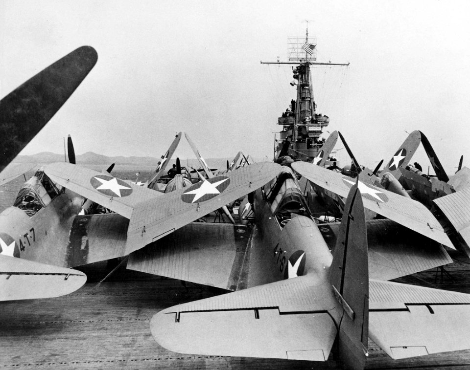 TBDs on USS Ranger 1942