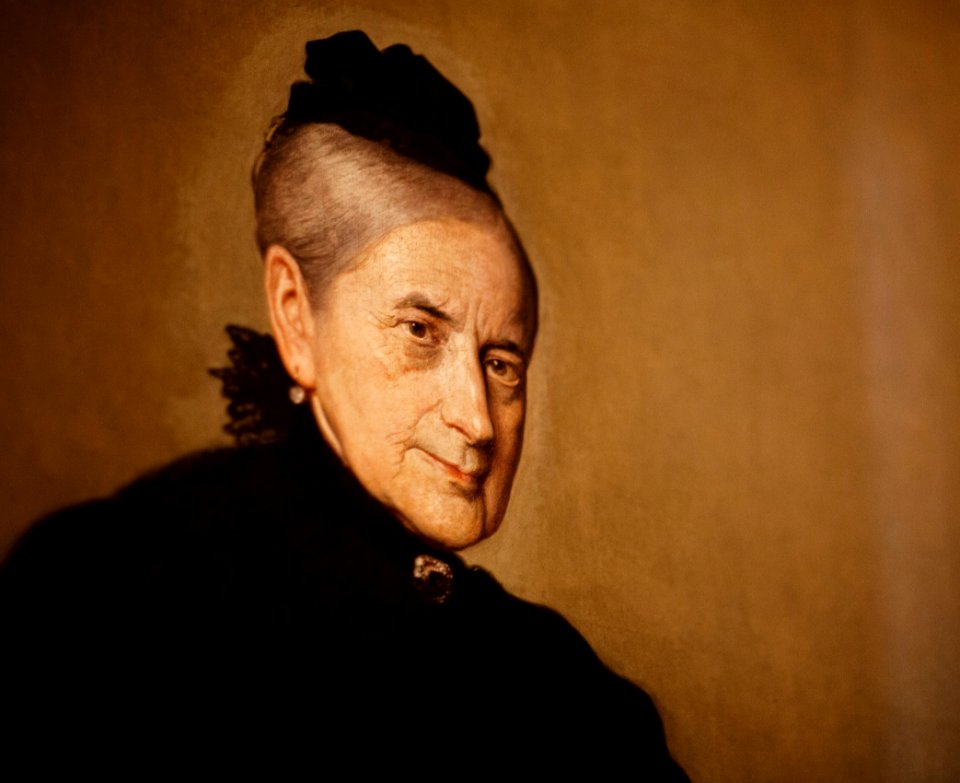 Tavla med Johanna Kempe som 79-åring - Hallwylska museet - 91519
